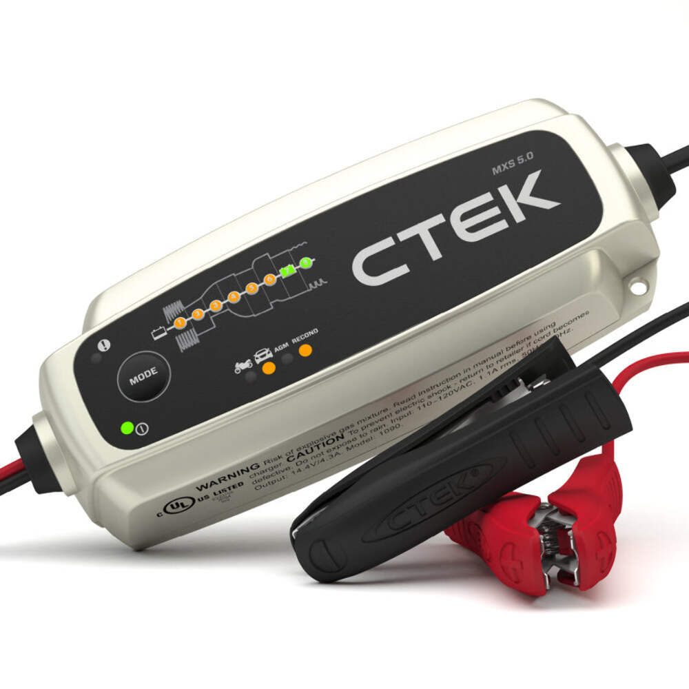 CTEK MXS 5.0 12V 4.3A Automatic Battery Charger & Maintainer (40-206)