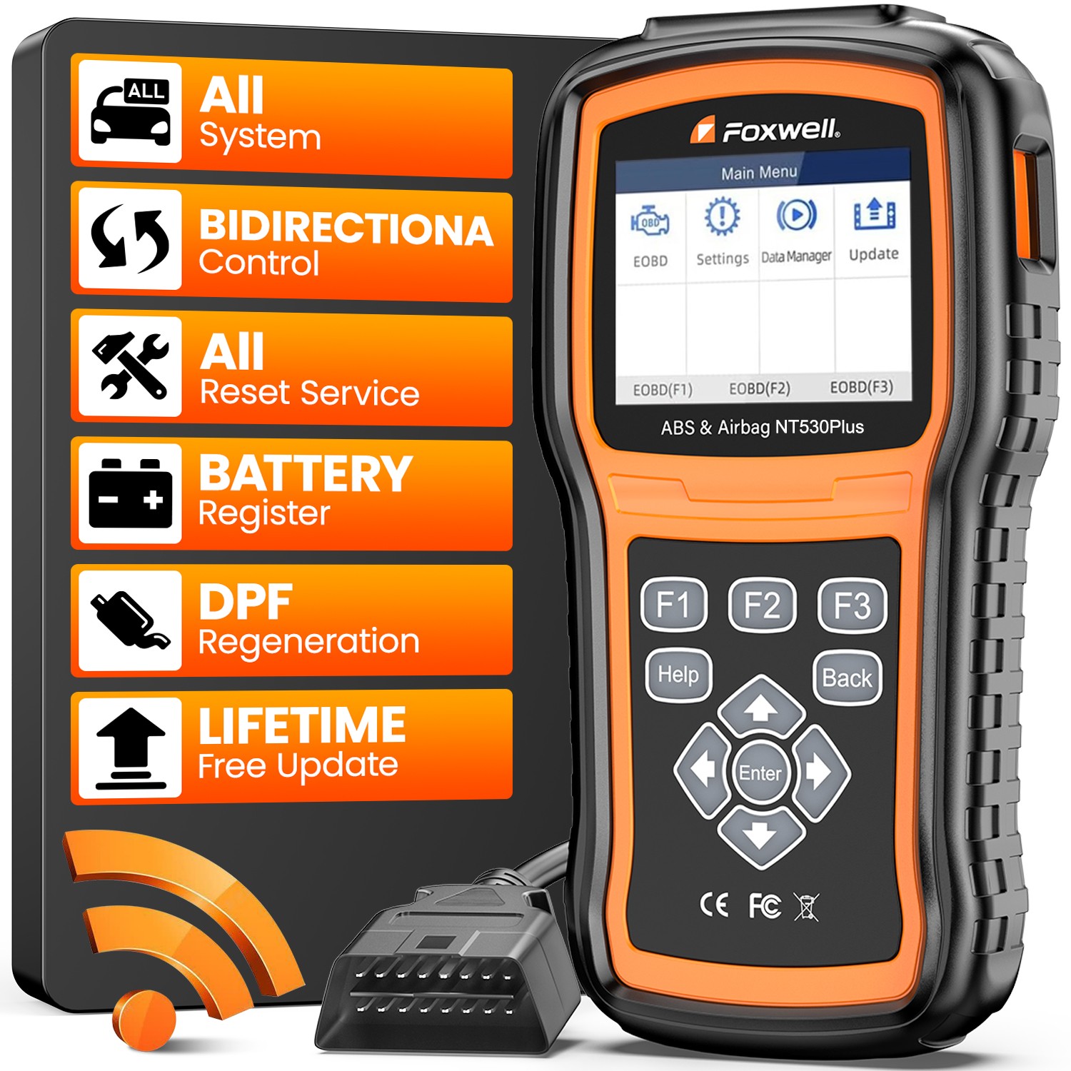 FOXWELL NT530 Plus for SUBARU Bidirectional OBD2 Scanner