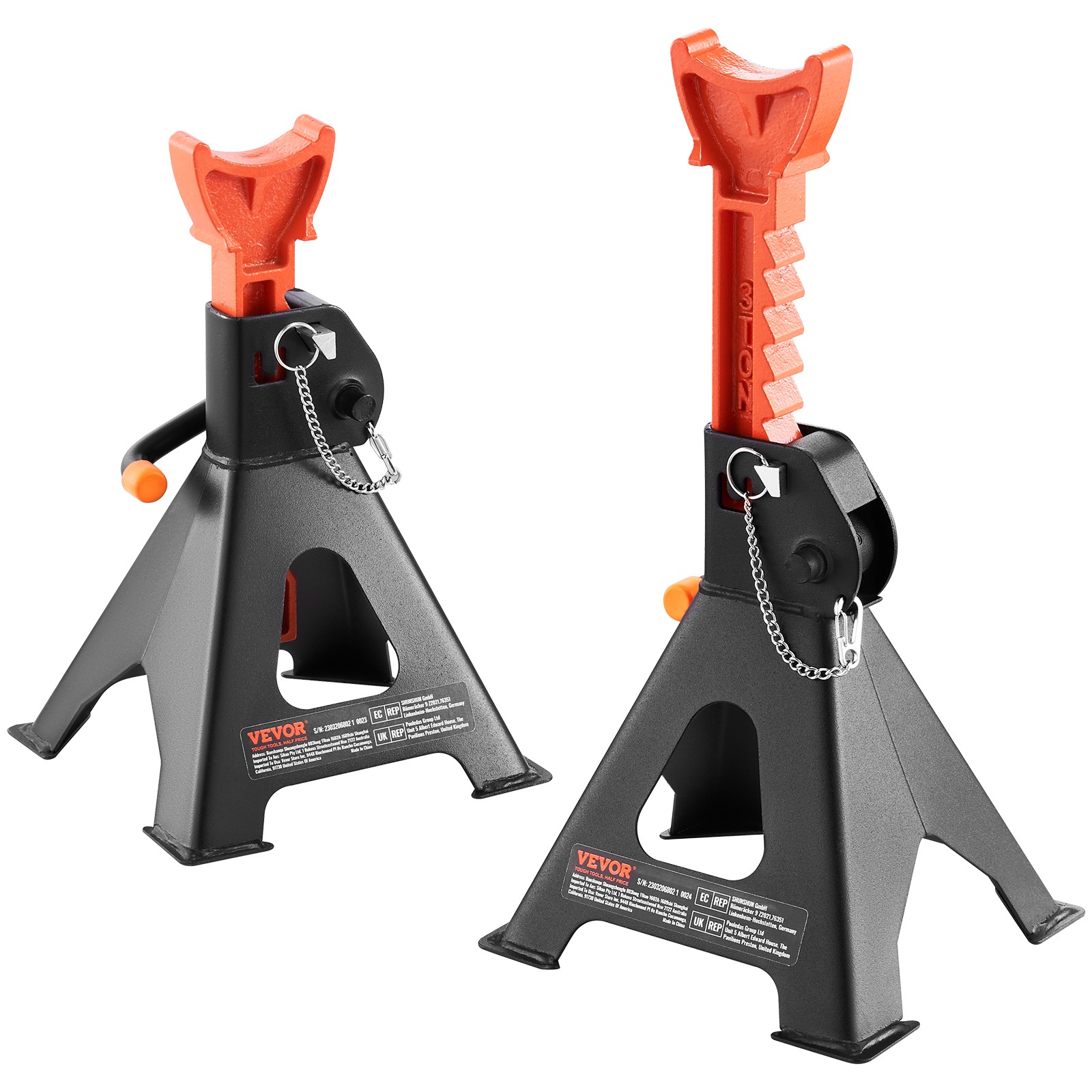 VEVOR Jack Stands 3T Double Locking 1 Pair