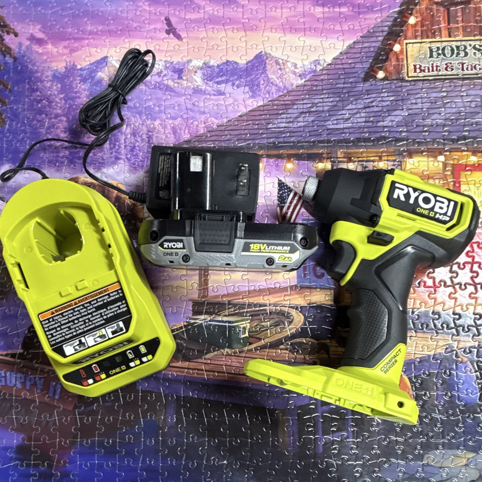 Ryobi One+ HP 18V Cordless Impact Driver Kit PSBID02