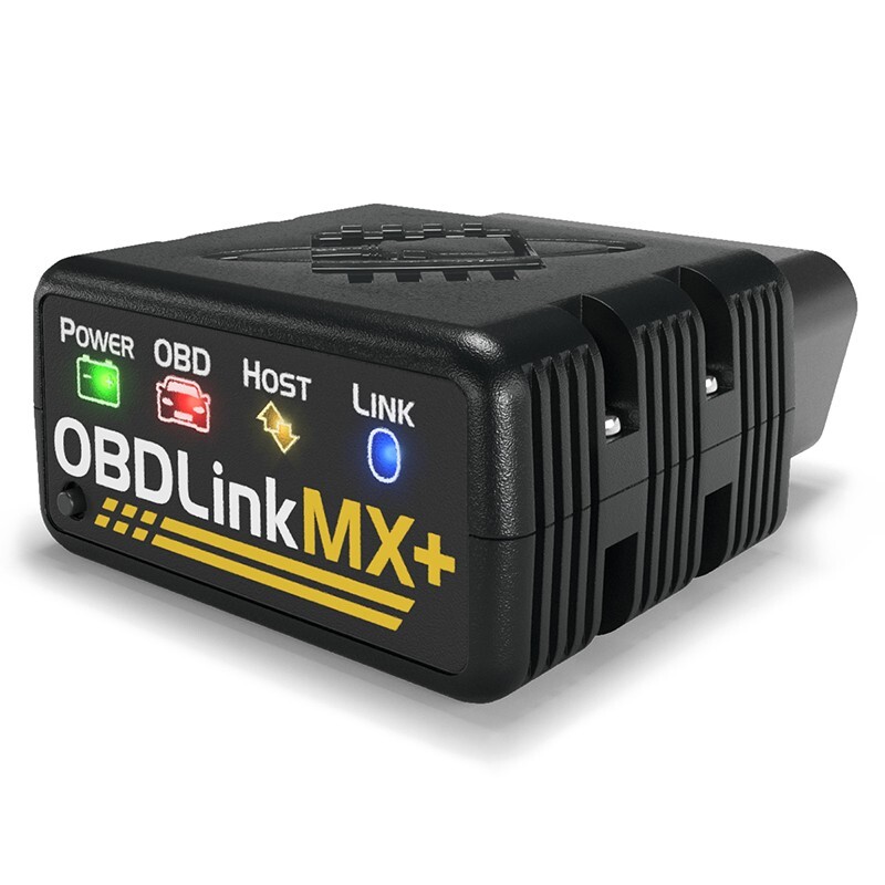 OBDLink MX+ Bluetooth OBD2 Scan Tool (trip-logger, vehicle data monitor)