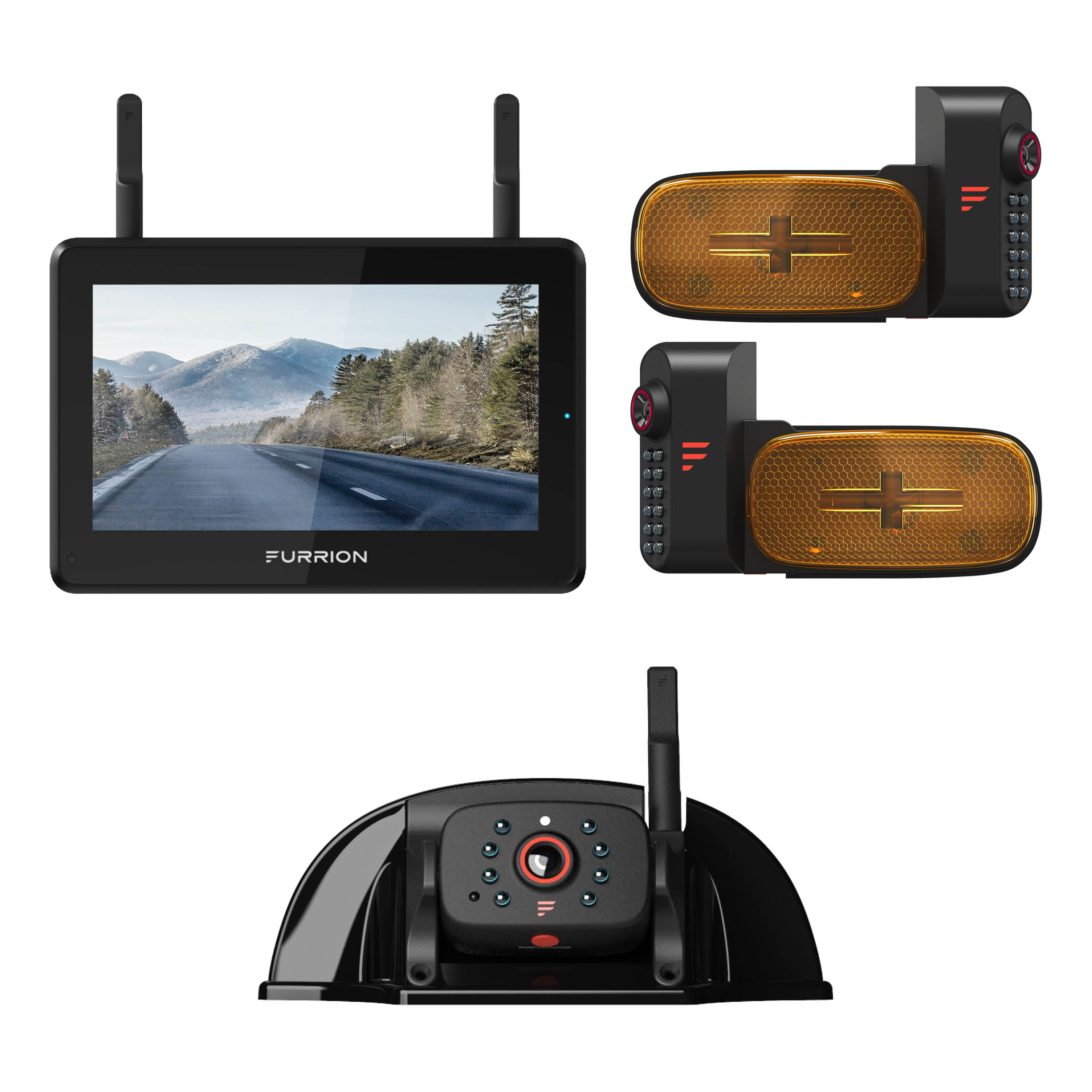 Furrion Vision S 7" Monitor 3 Cameras