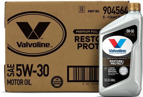 Valvoline Restore and Protect Full Synthetic 5W-30 Motor Oil 5QT