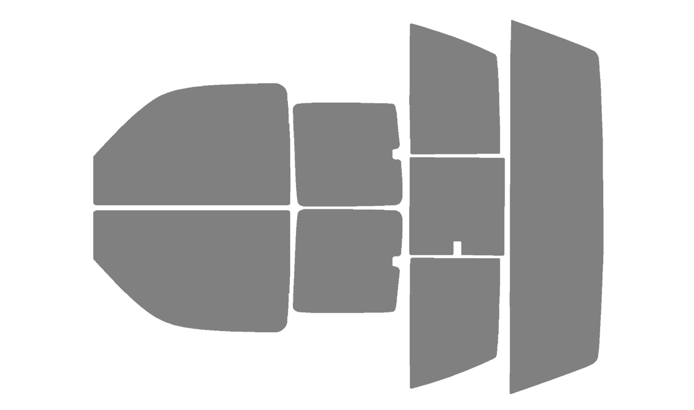 PreCut 2-Ply Window Tint Film Kit — 1999–2006 Chevy Silverado 1500 Extended Cab