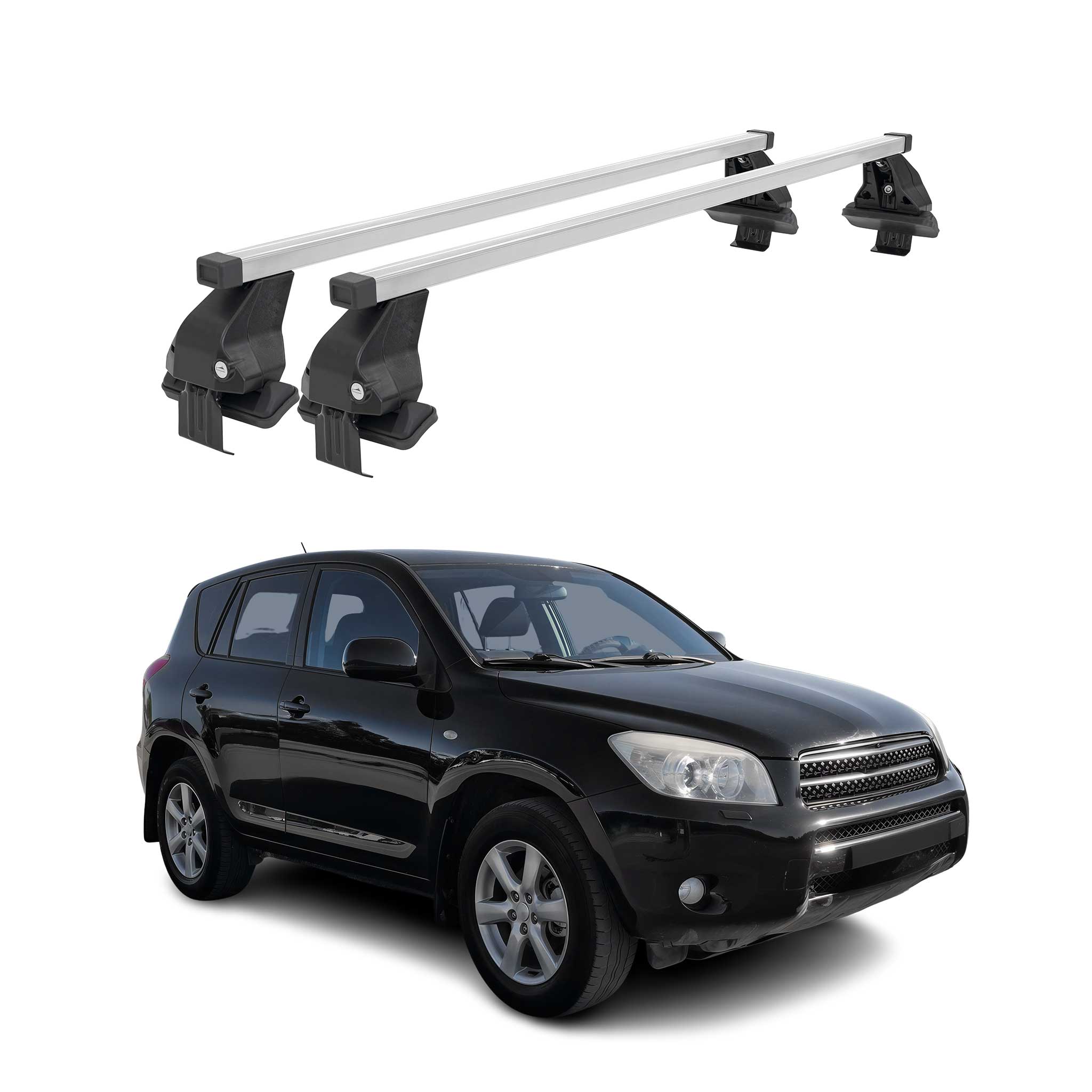Roof Rails and Cross Bar Kit for Toyota RAV4 2006-2012