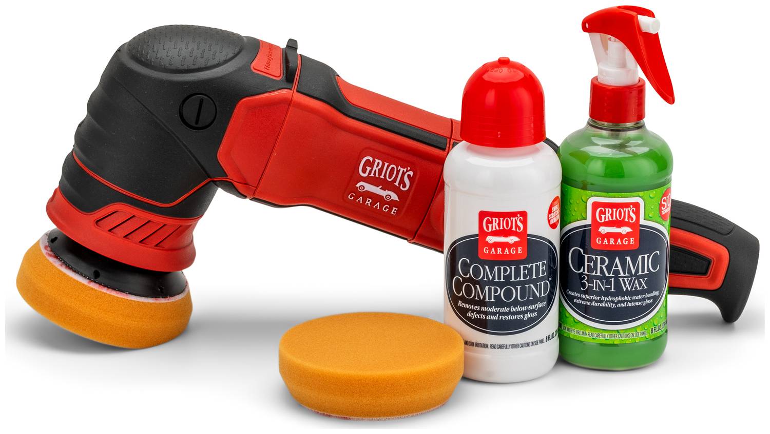 Griot's Garage GG008 3in Random Orbital Polisher Kit