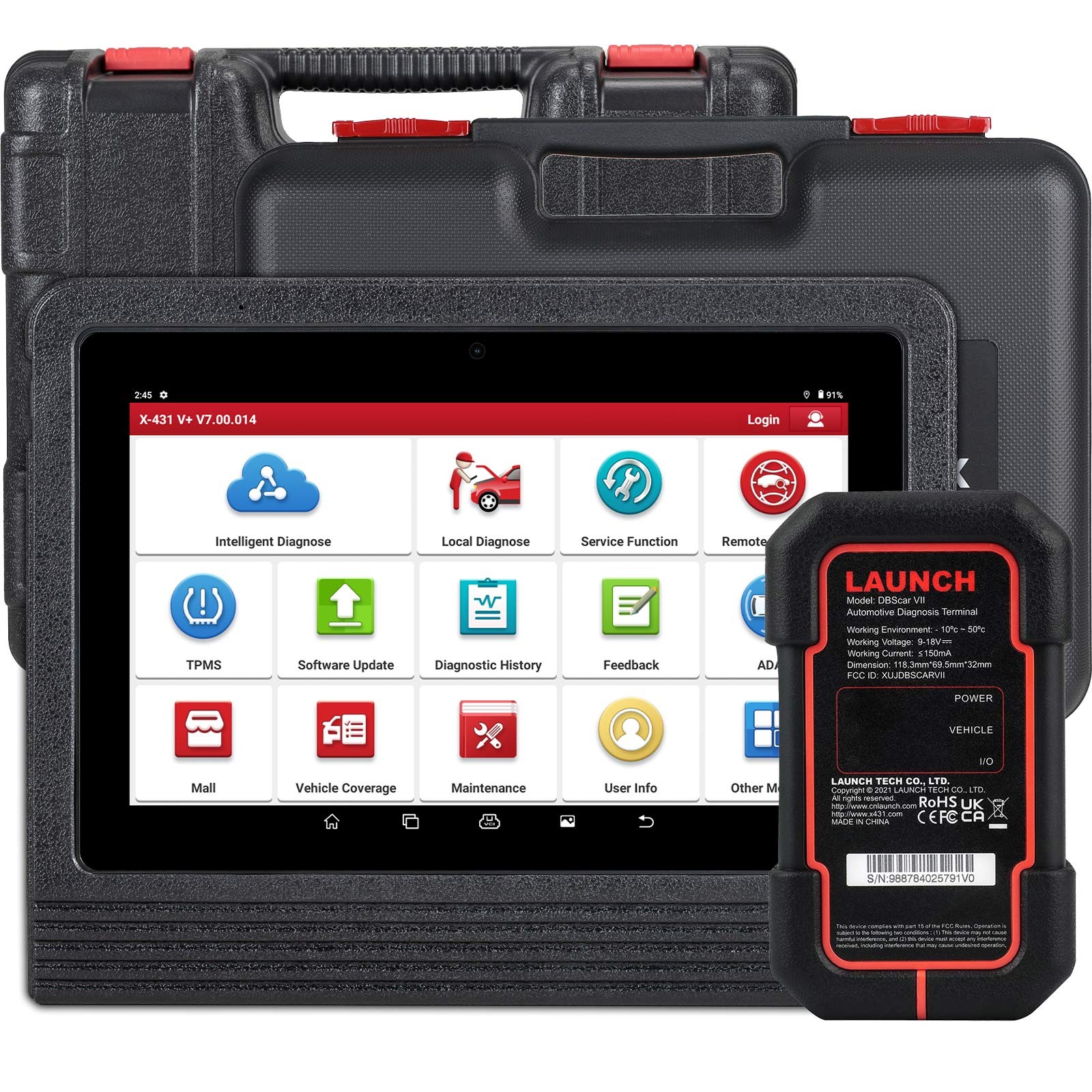 LAUNCH X431 PRO3S+ V5.0 Elite Diagnostic Scanner