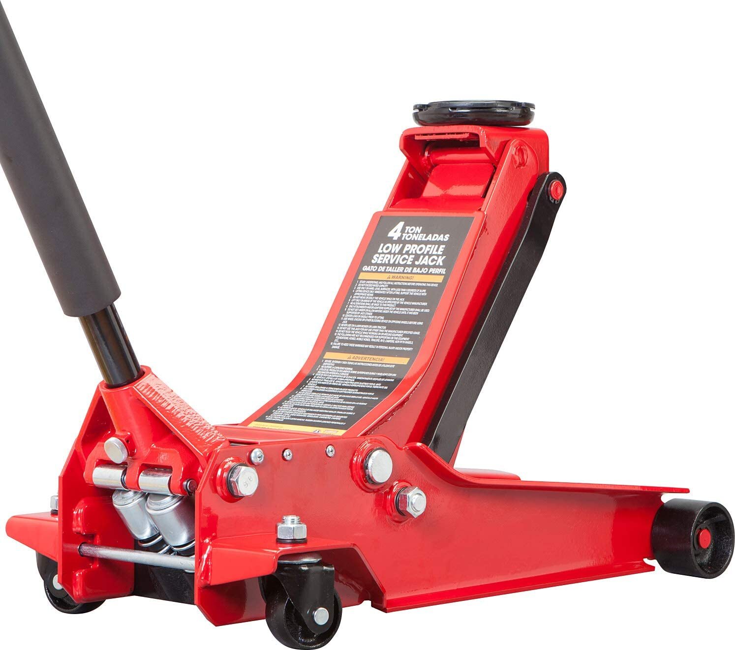 JACK BOSS AT84007R 4-Ton Dual Piston Low Profile Service/Floor Jack