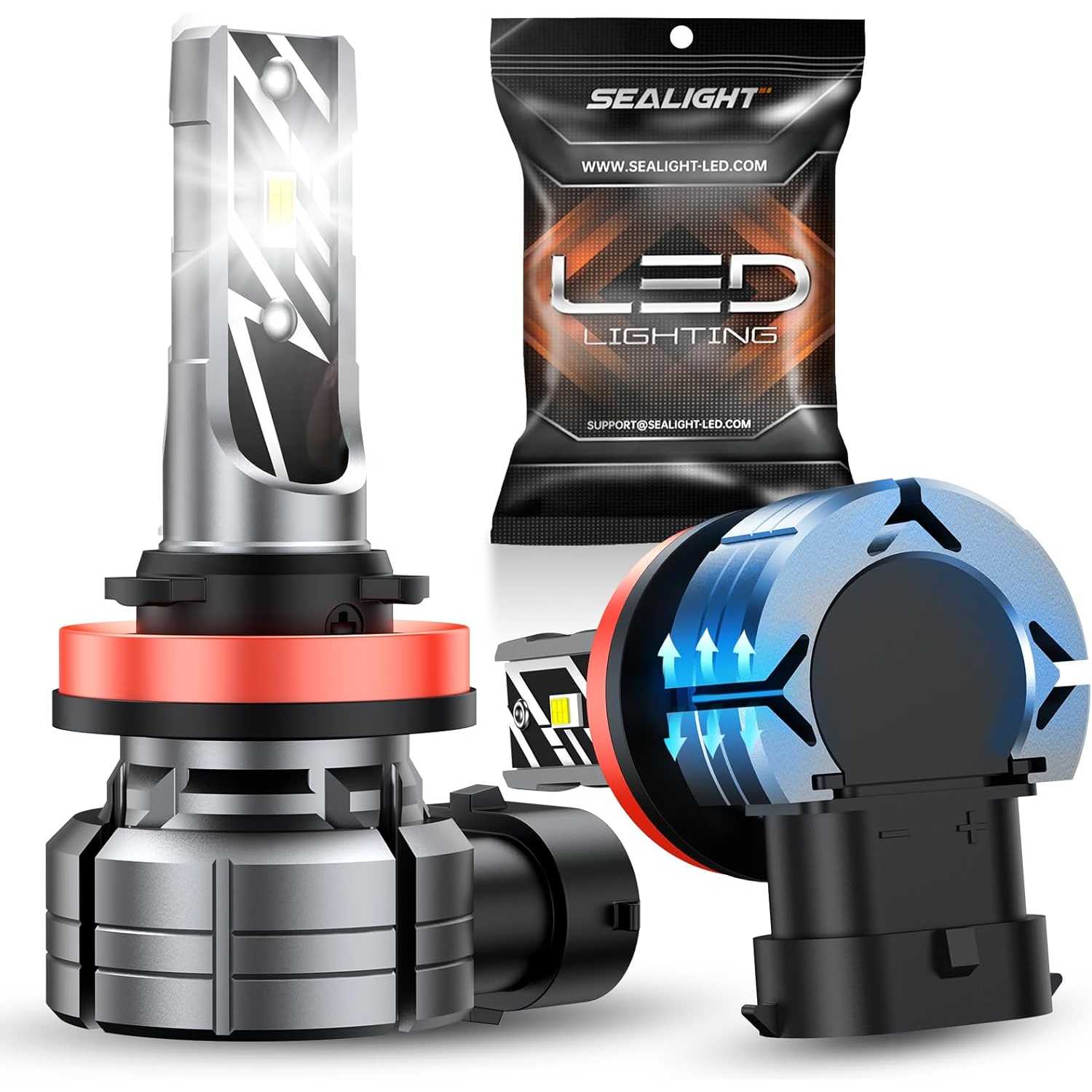 LED Headlight Fog Light Bulbs Kit Honda Odyssey