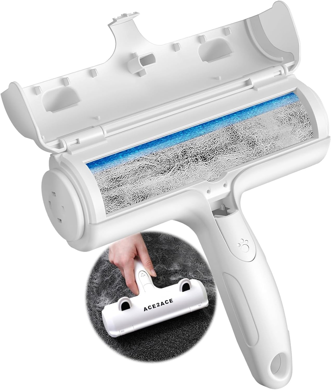 Reusable Dog Cat Pet Hair Remover Roller for Furniture, Couch, Carpet, Car Seat