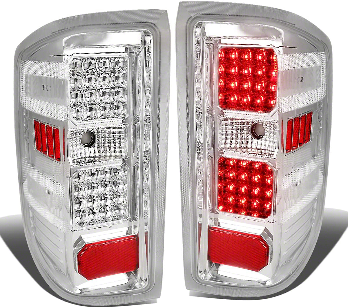 Halogen to LED Tail Lights 2014-18 Chevy Silverado 1500 Pair
