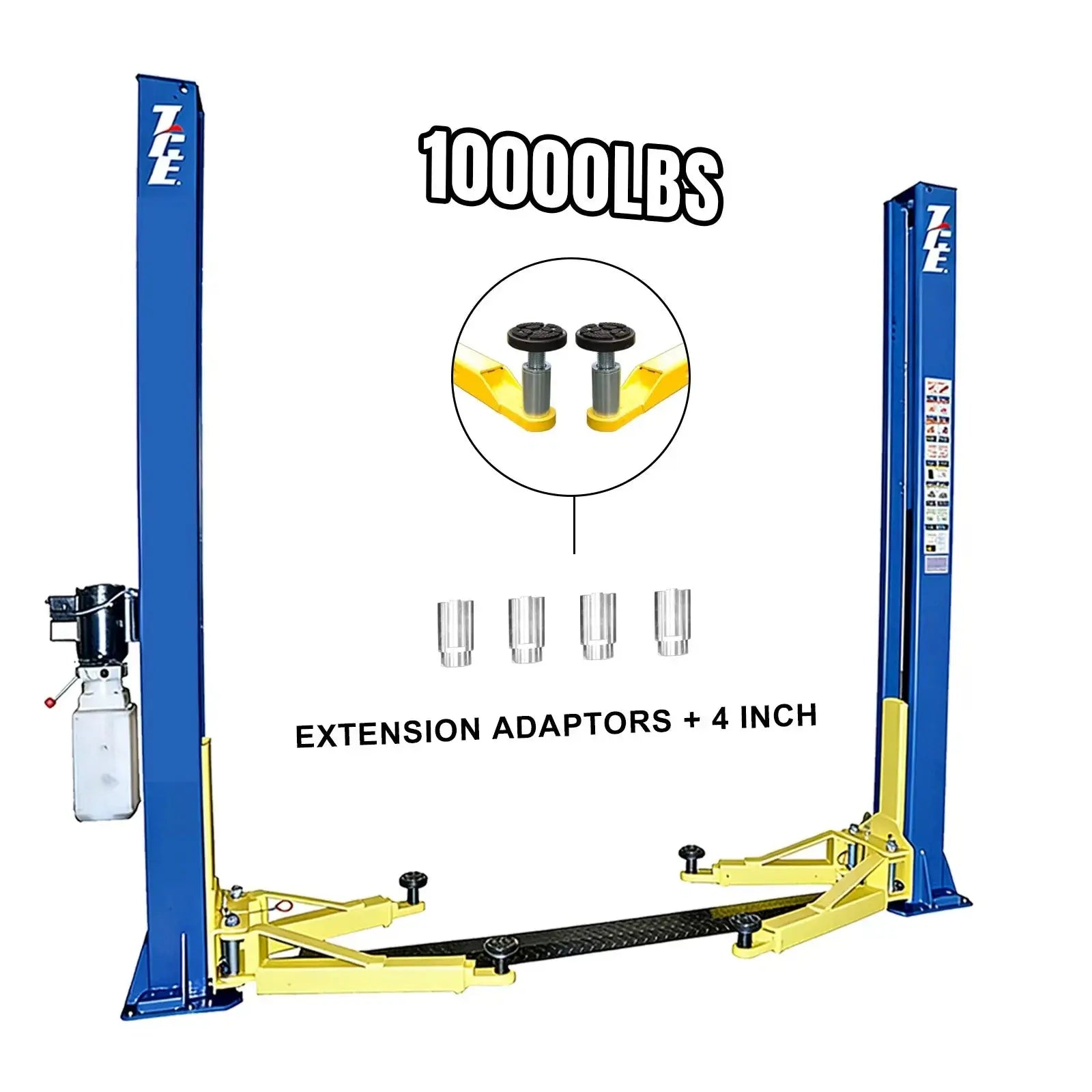 TCE 220V 2 Post 10000LB Capacity Car Lift Auto Truck Hoist Equipment