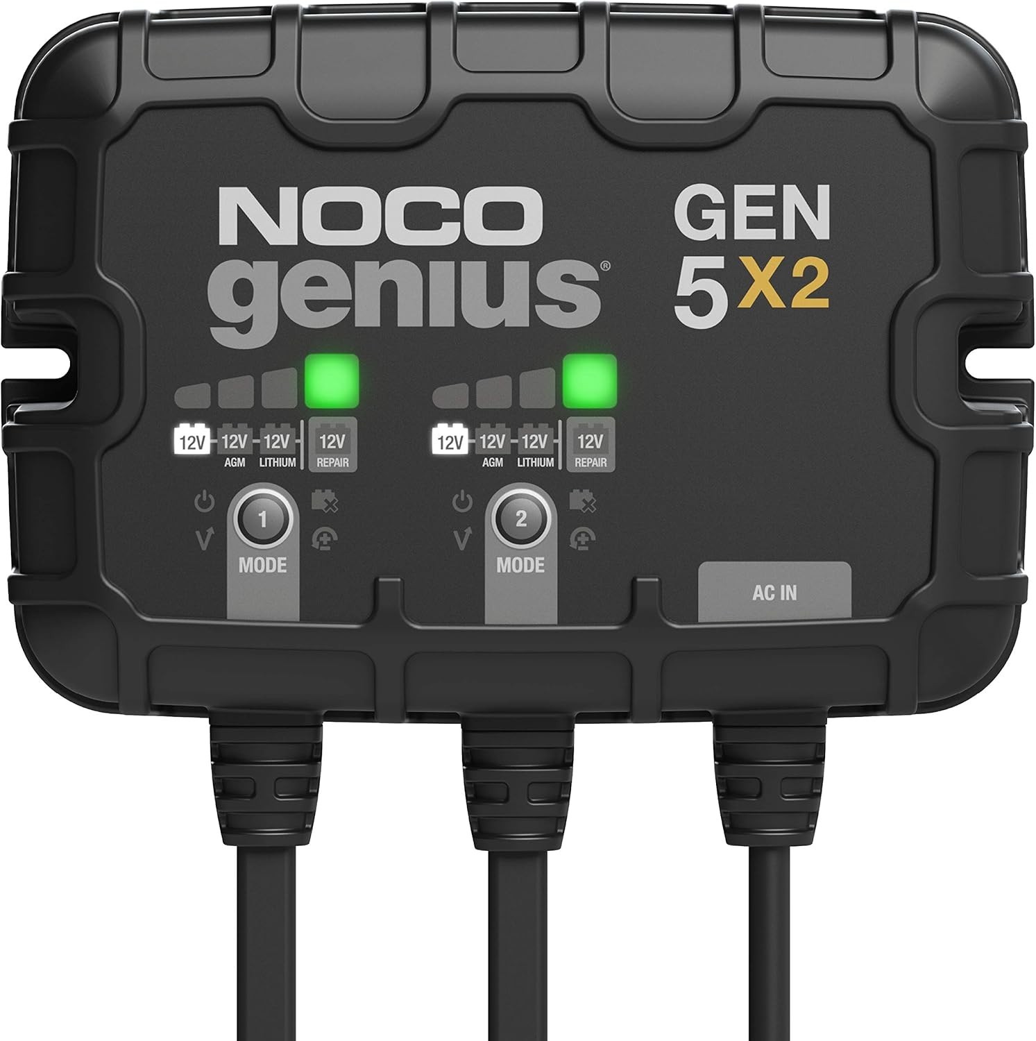 NOCO GENIUS GEN5X2 2-Bank 10A Onboard Battery Charger