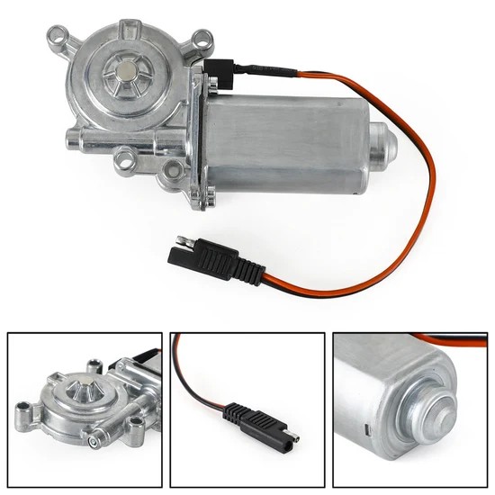 RV Motorhome Power Awning Replacement Motor for Solera / Lippert 373566