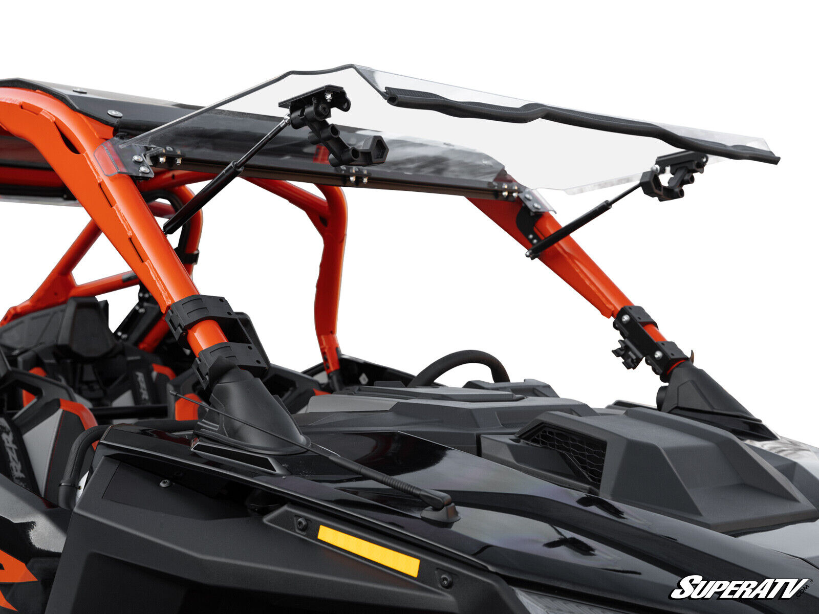 SuperATV Scratch Resistant Flip Windshield, Polaris RZR PRO R 4 (FWS-P-PROR4-70)