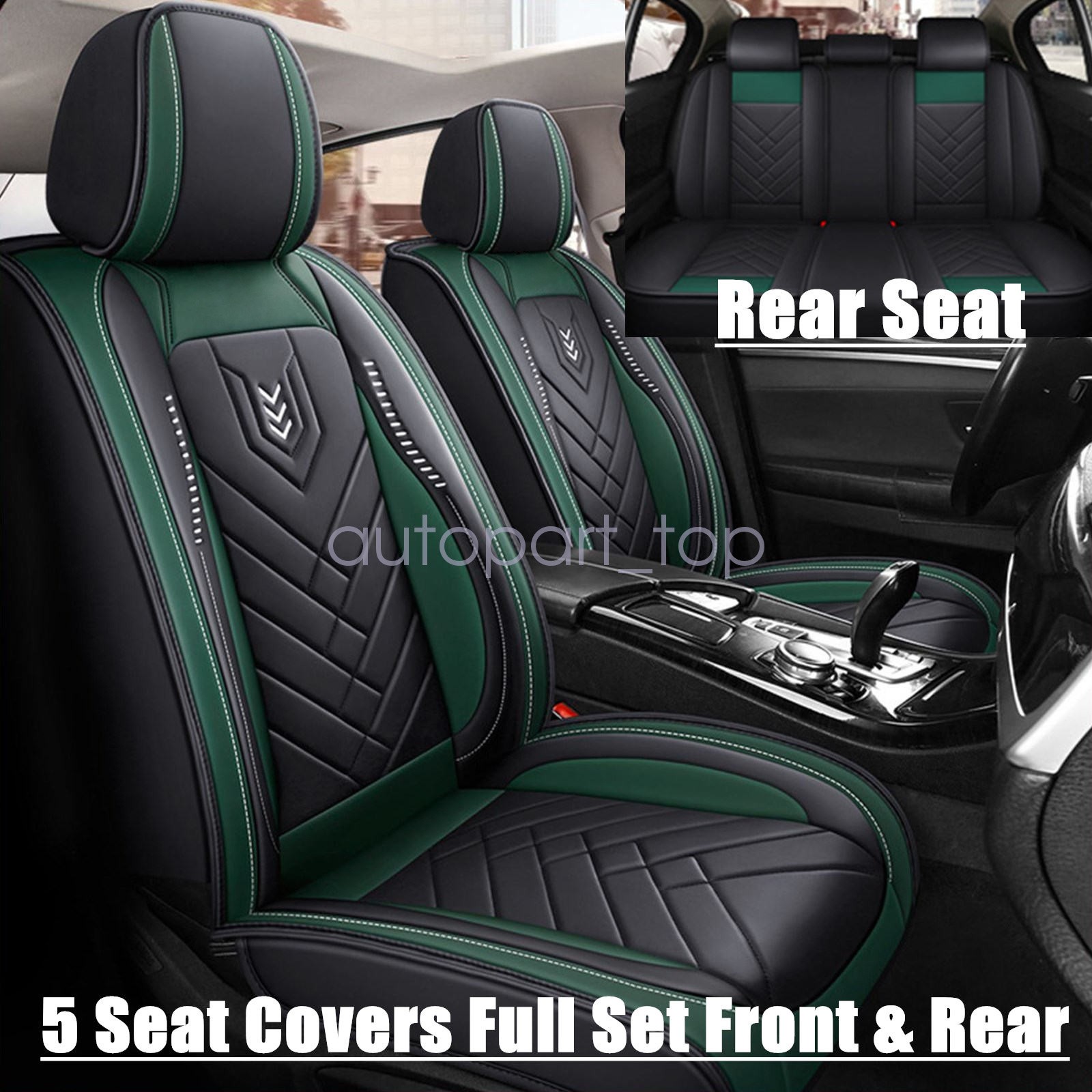 For Dodge Ram 1500 2009-2023 2500 3500 5-Seats Car Seat Cover Full Set