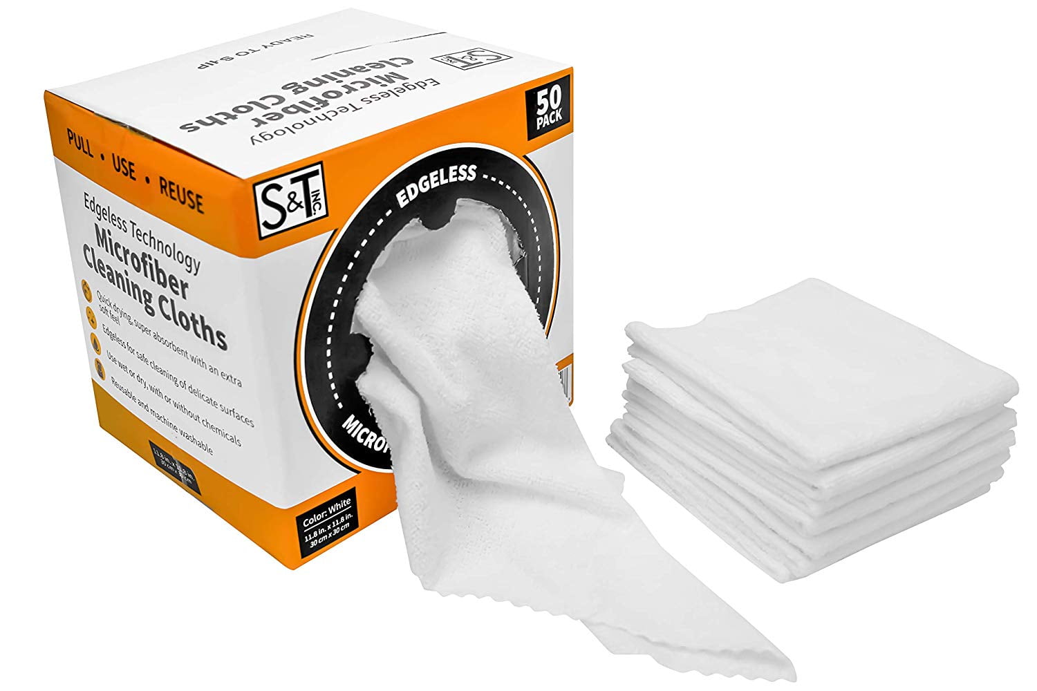 Microfiber Cleaning Cloth Towels 50-Pack Car Detailing