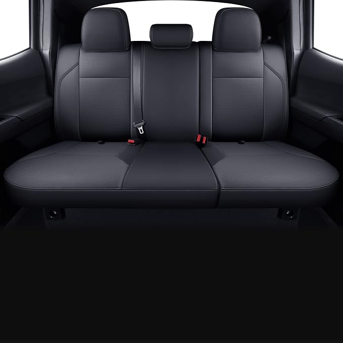 Luckyman Club 2024-2025 Toyota Tacoma Crew Cab Rear Seat Covers Black New OB