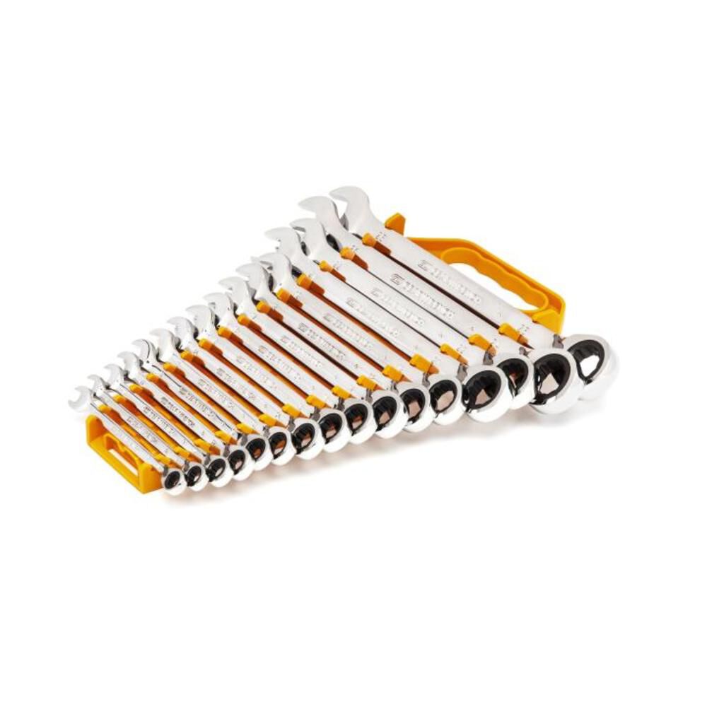 Metric 72-Tooth Reversible Combination Ratcheting Wrench Set (16-Piece, 9602N)