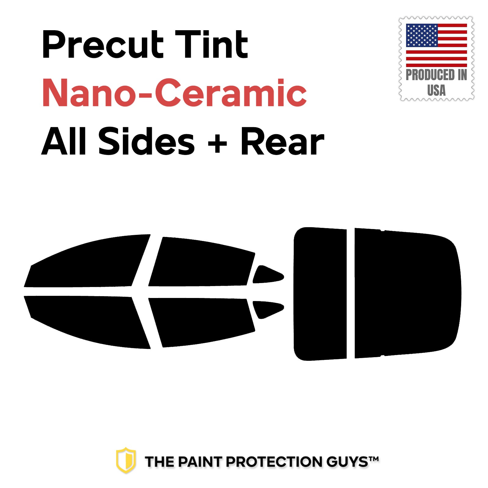 Precut Nano Ceramic Window Tint Film for Tesla Model 3, 2017–2023