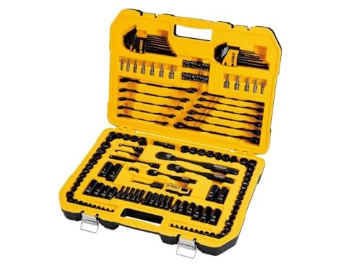DeWalt DWMT45184 Black Chrome Mechanics Tool Set (184-Piece) with Hard Case