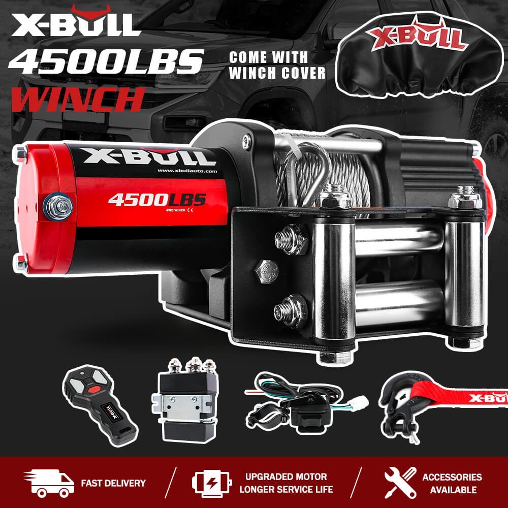 X-BULL Electric Winch 4500-14500LBS Winch Jeep 4WD Trailer
