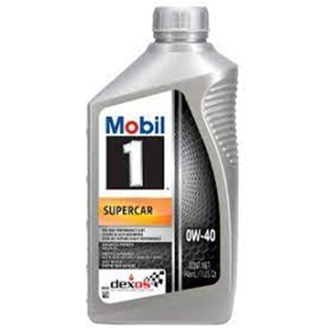 Mobil 1 Supercar 0W-40 Full Synthetic Motor Oil, case of 6 × 1 qt