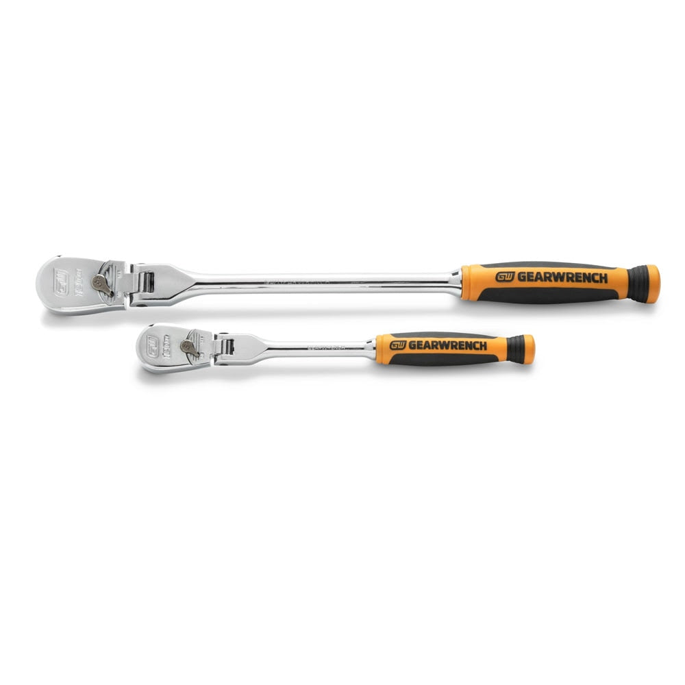 GearWrench 81204XP 2-Piece 1/4" & 3/8" Drive 120XP Flex Head Teardrop Ratchet Set