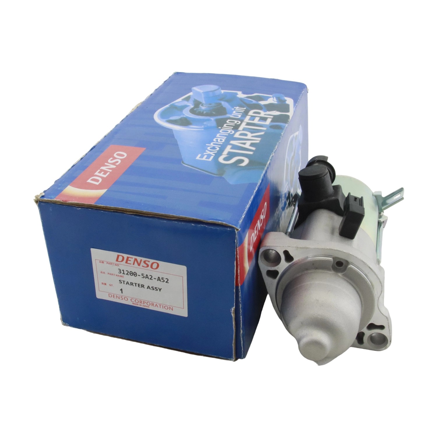 Denso Starter 31200-5A2-A52 for Honda Accord 2.4L 13-17 & CR-V 2.4L 15-16