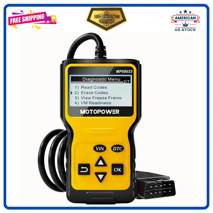 MOTOPOWER MP69033 Car OBD2 Scanner Code Reader Engine Fault Scanner