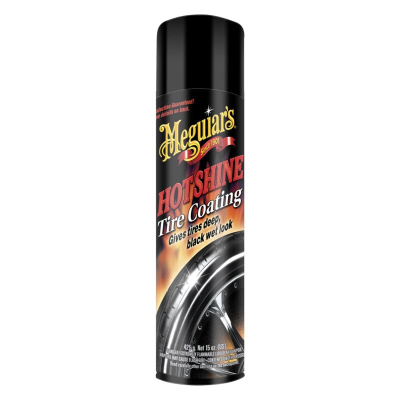Meguiar's G13815 Hot Shine High Gloss Tire Coating 15 Oz Spray Can (3 Packs)