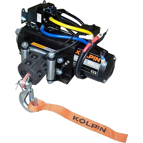 Kolpin Polaris Sportsman 3500 lb Winch, Rope, NEW, 5-Year Warranty