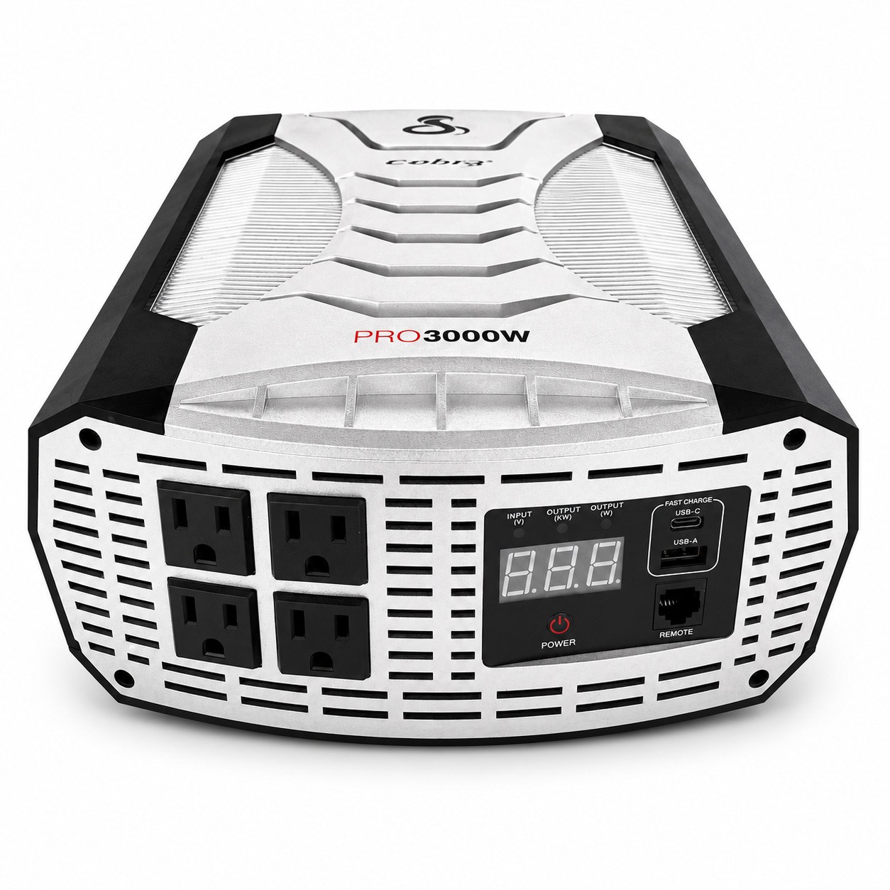 Cobra PRO 3000W Modified Sine Inverter (12V, 120V, fast charging, digital display)