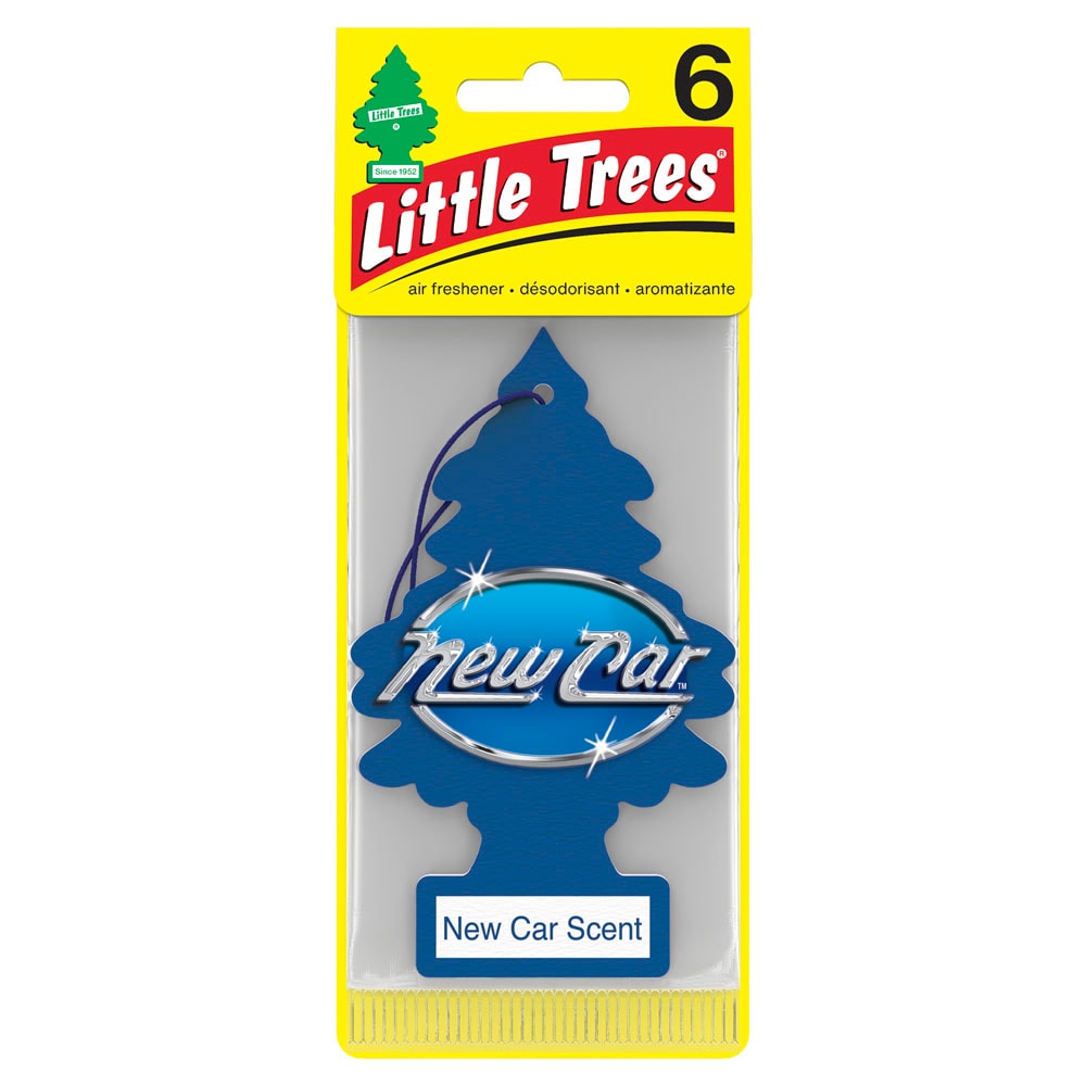 Little Trees Spray Car Air Freshener 6-Pack New Car
