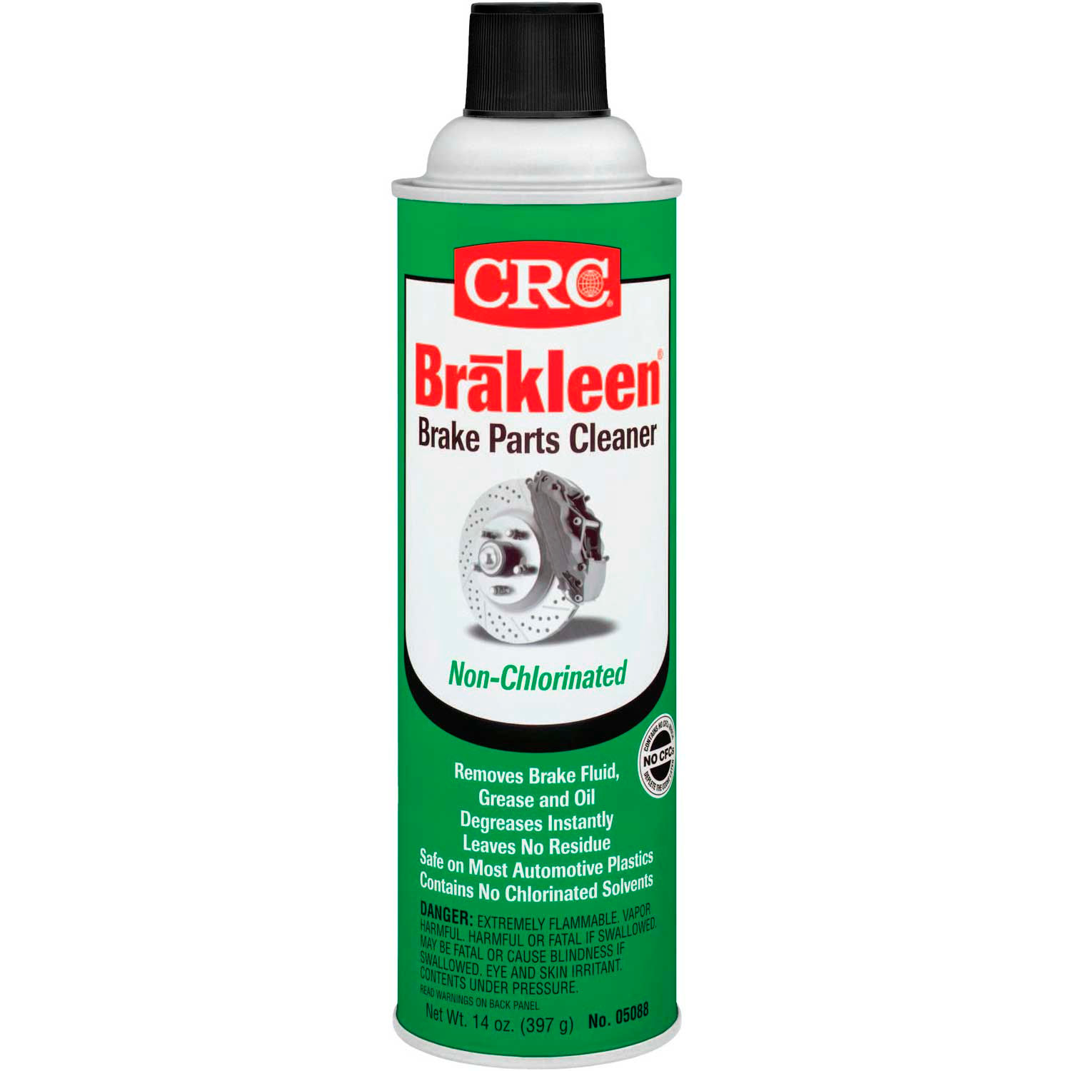 CRC Brakleen Brake Parts Cleaner Non-Chlorinated 05088, 12-pack