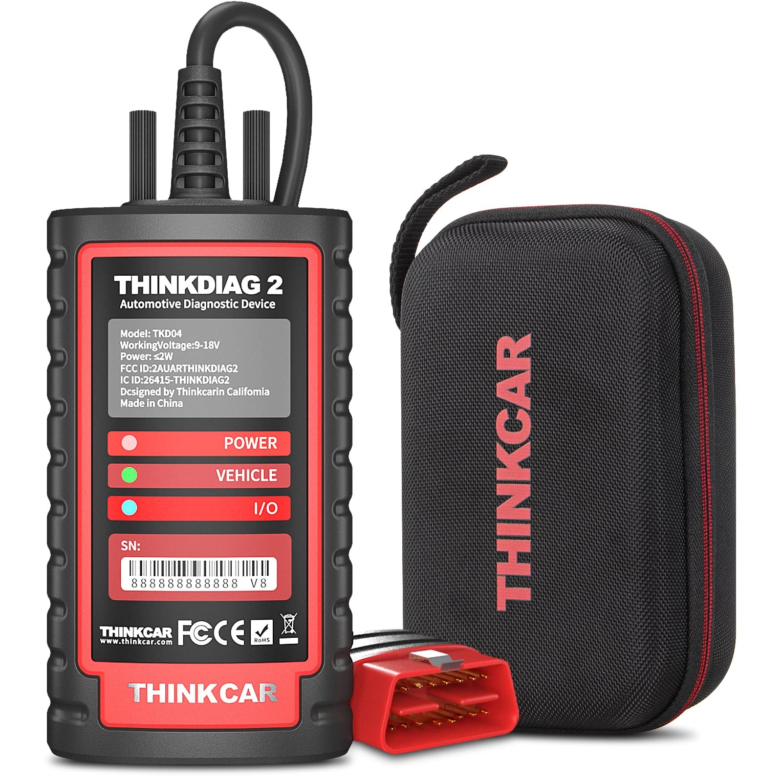 THINKCAR ThinkDiag2 All-System Bidirectional OBD2 Scanner (iOS & Android)