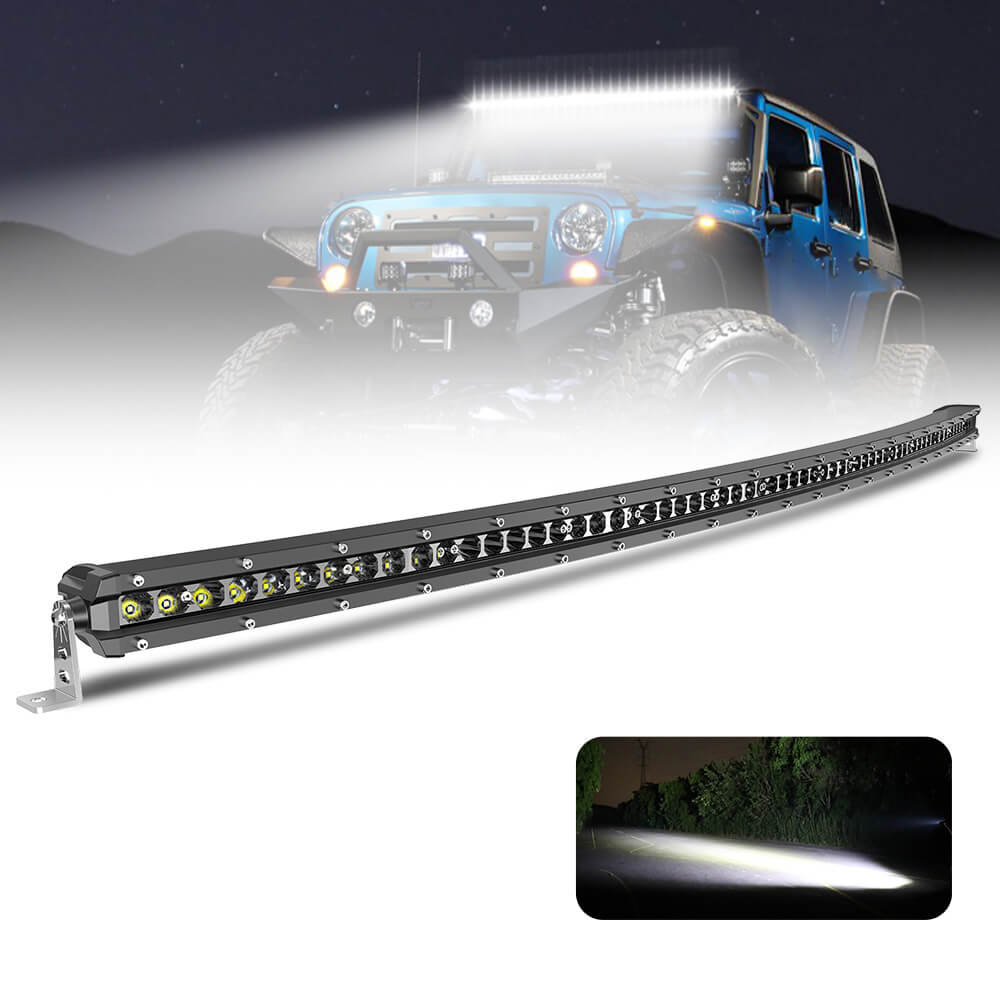 Colight Slim Curved LED Light Bar 20-50in Off-Road