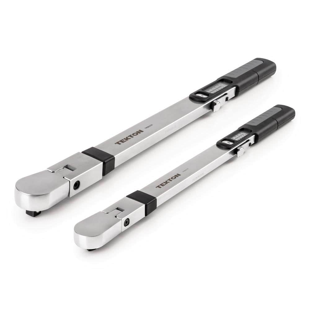 TEKTON 3/8+1/2in 72-Tooth Split Beam Torque Wrench Set 2pc