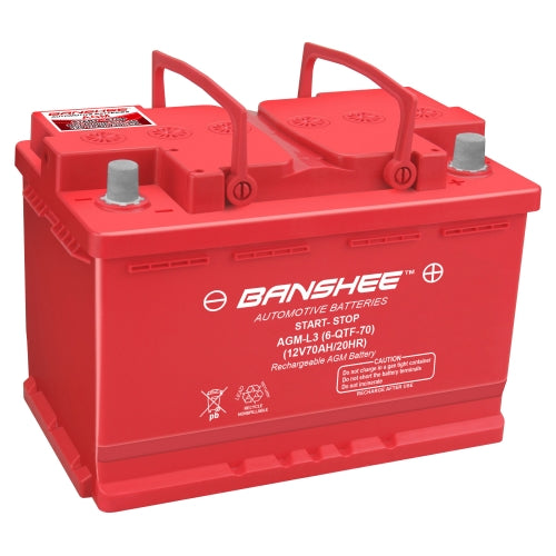 Banshee Platinum AGM Battery BCI Group 48 (12V 70Ah H6)