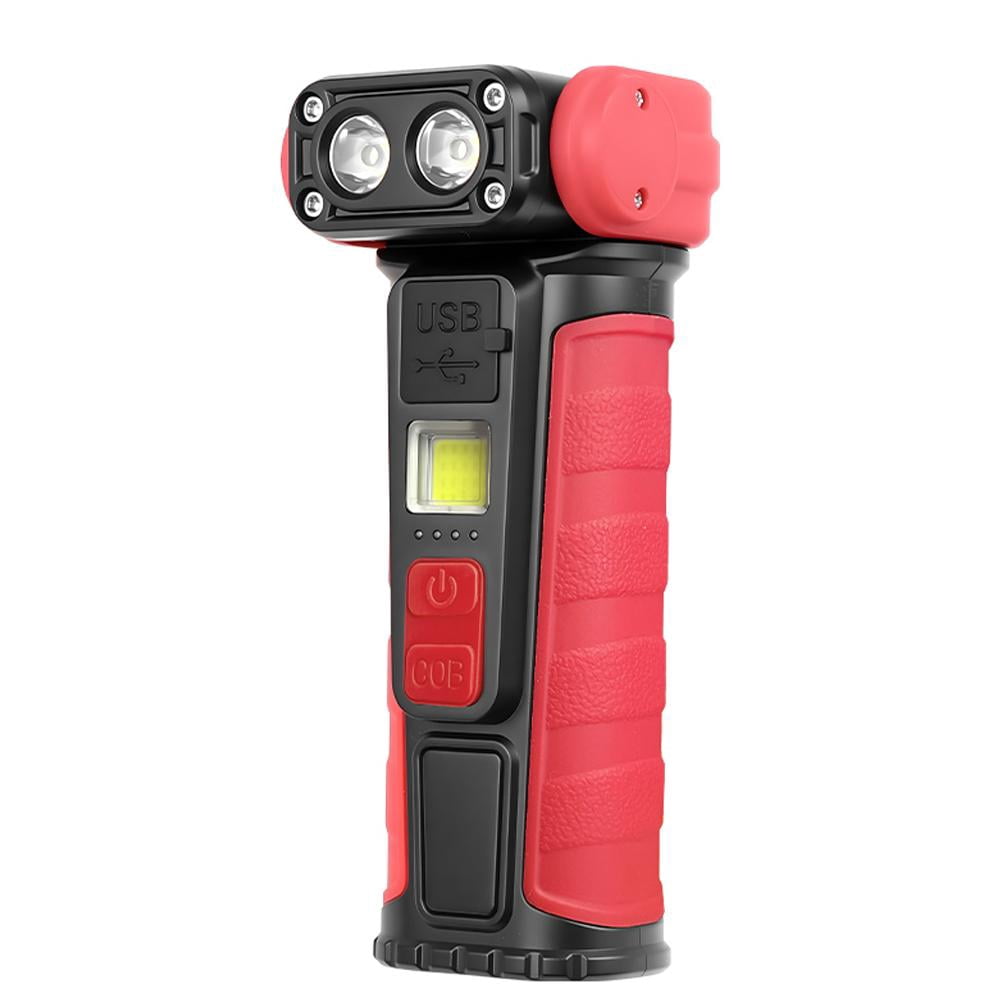 Rechargeable LED COB Work Light Mechanic Flashlight Lamp Magnetic Base Bright