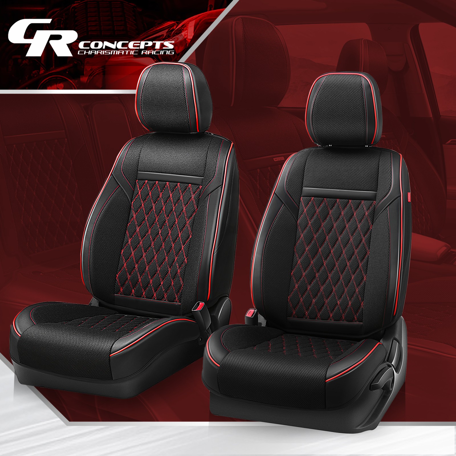 Universal Car 5 Seat Covers Full Set PU Leather Front Rear Protector Cushion Pad