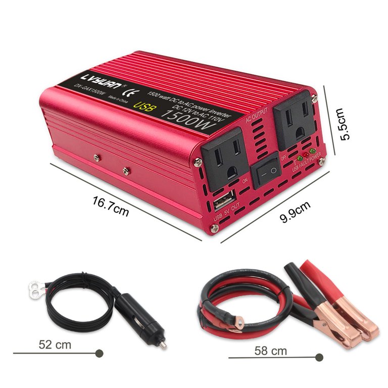 LVYUAN 1500W Modified Sine Wave Inverter