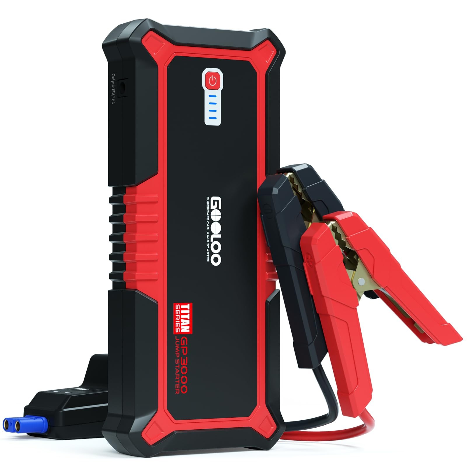 GOOLOO GP3000 3000A Peak Car Jump Starter (9L gas / 7L diesel)