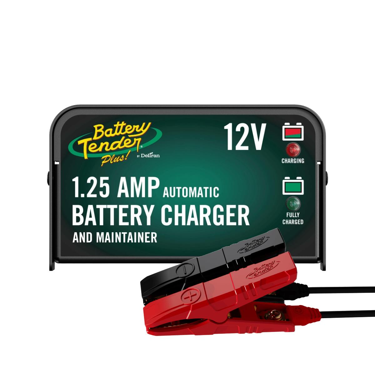 Battery Tender Plus 12V 1.25 AMP Battery Charger and Maintainer 021-0128