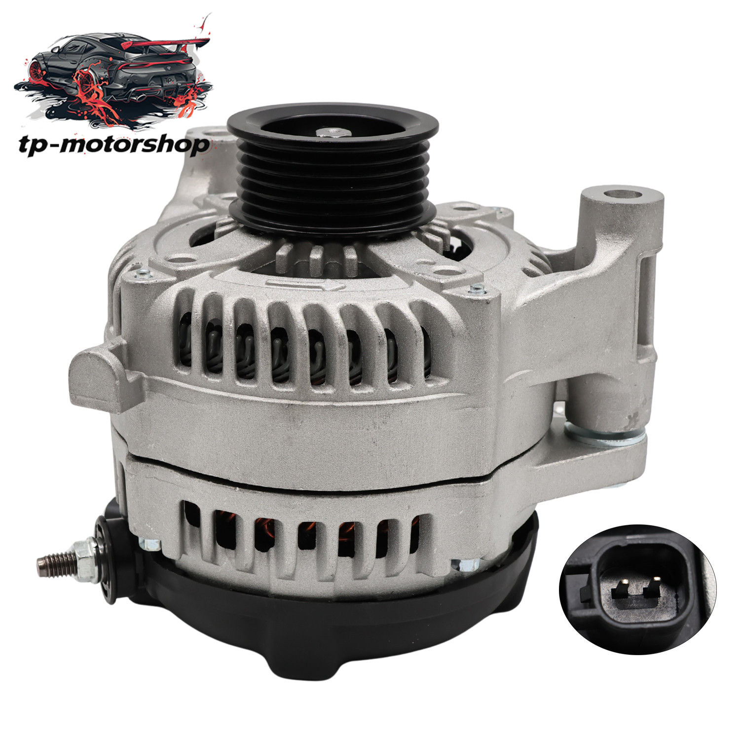 Alternator for 2012–2018 Jeep Wrangler JK 3.6L V6, 160A, 12V, 6-Groove