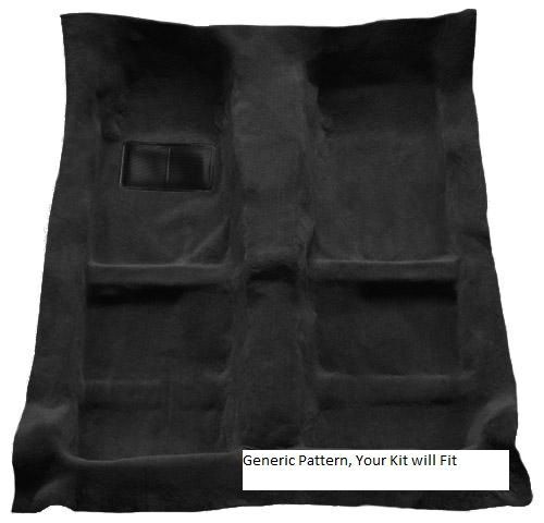 ACC Black Molded Carpet Flooring Fits 2015-2024 Ford F-150 Reg Cab