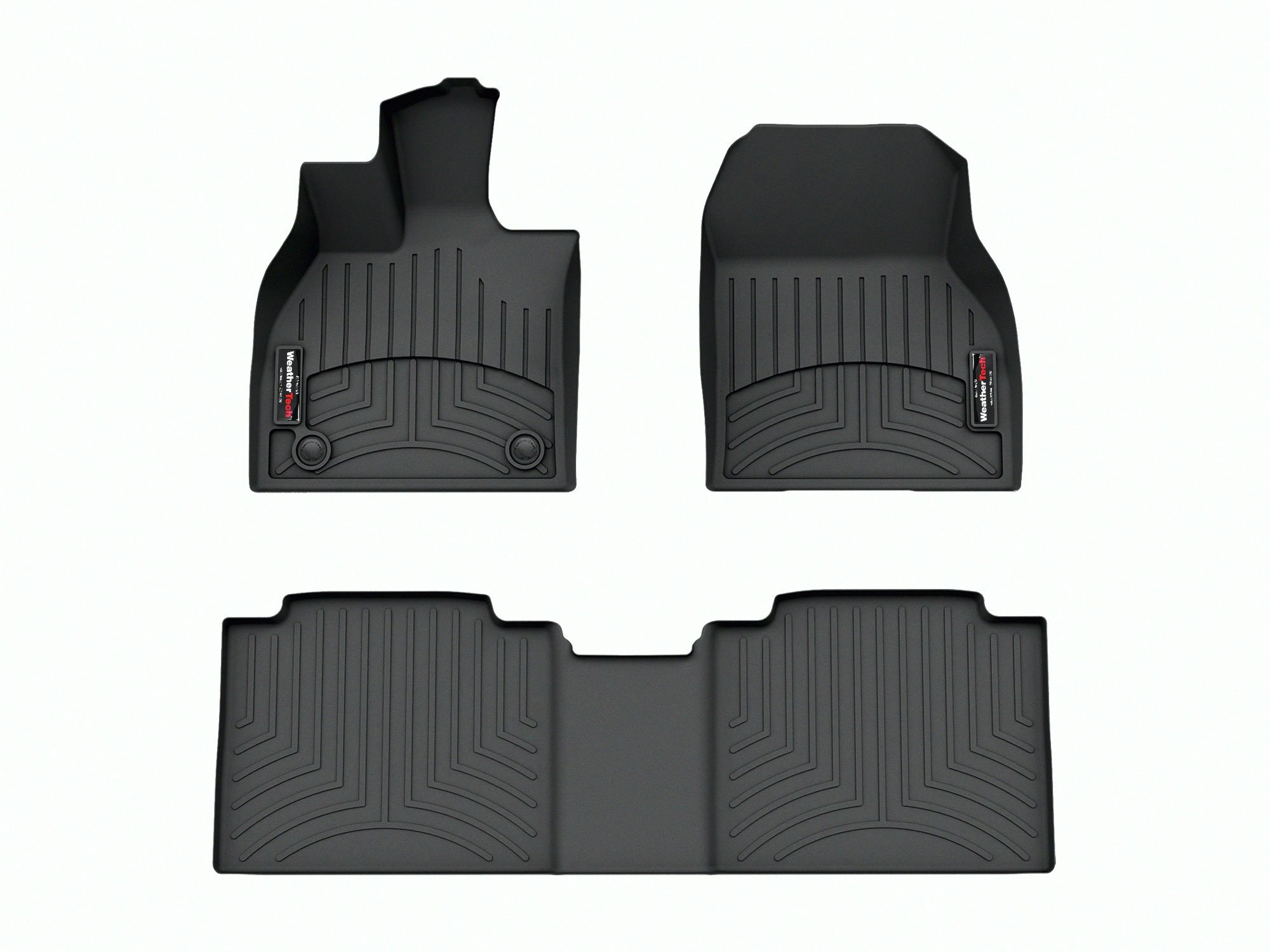 2023-2025 Toyota BZ4X Black All Weather Floor Mat Set OEM