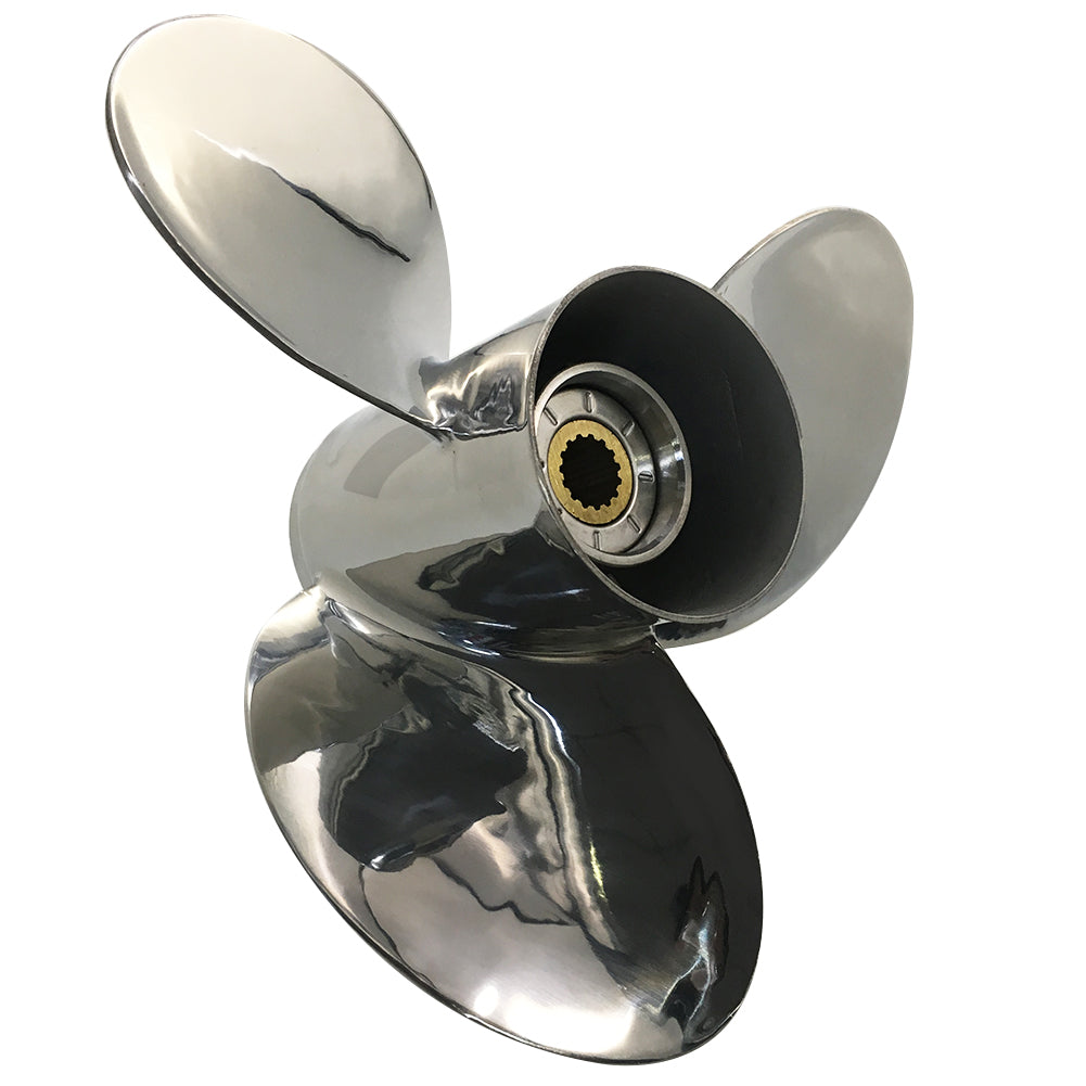 13x19 SS Marine Propeller for Mercury 75 90 115 125HP 4 Stroke Outboard