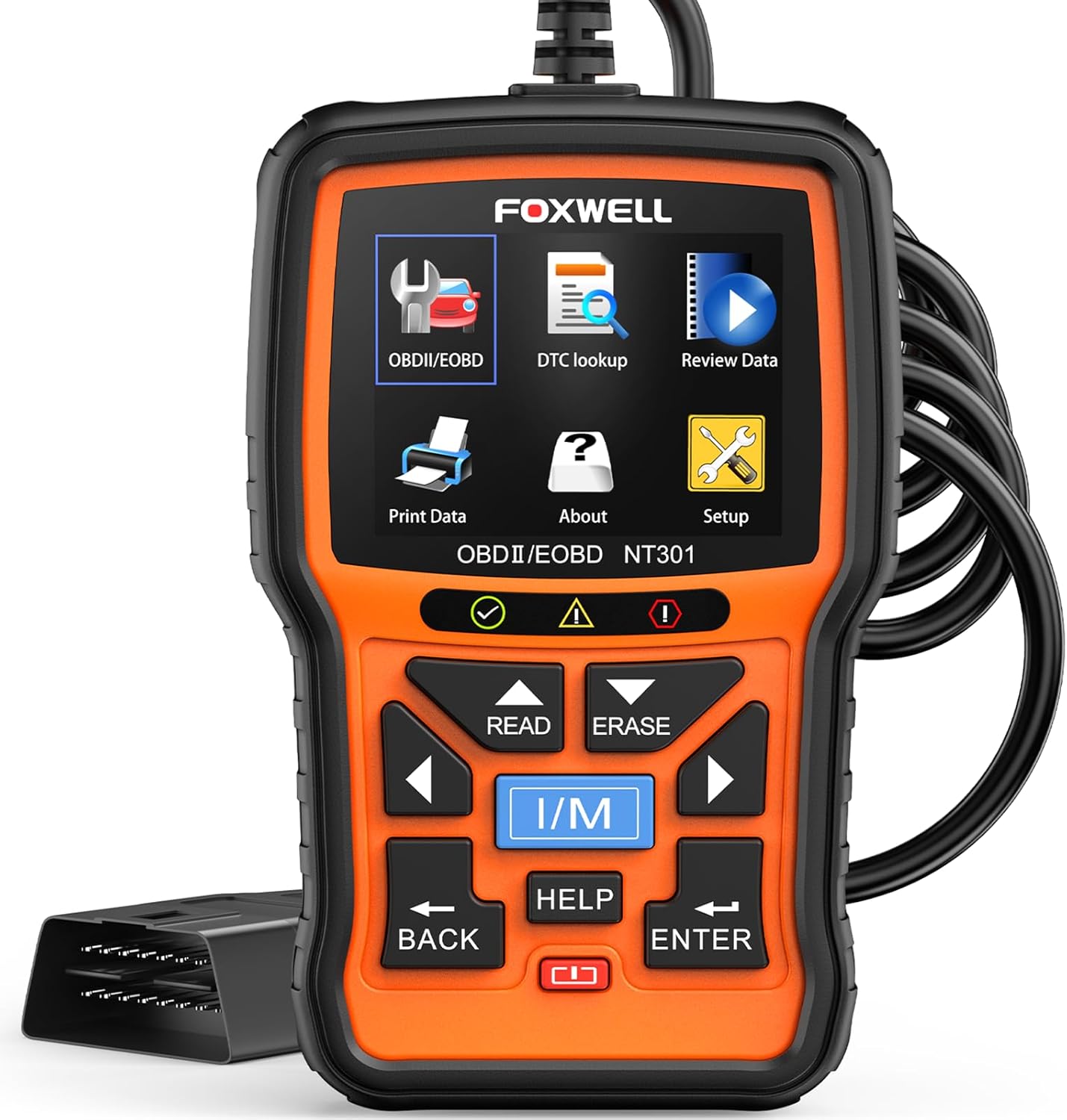 FOXWELL NT301 OBD2 Code Reader Auto Diagnostic Tool OBDII Scanner