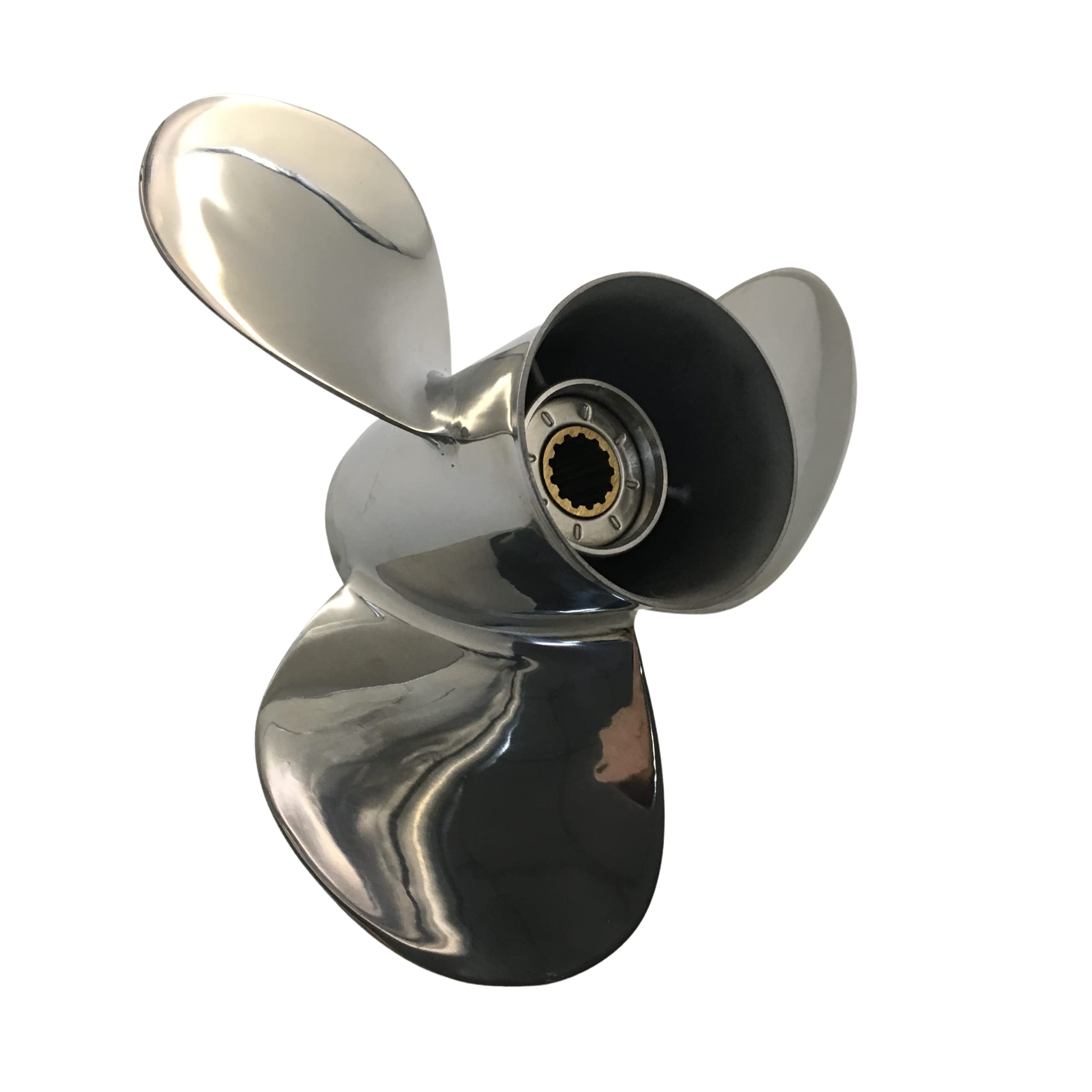 11X 15 Stainless Outboard Boat Propeller Fit Mercury Engine 40-60HP 13 tooth RH